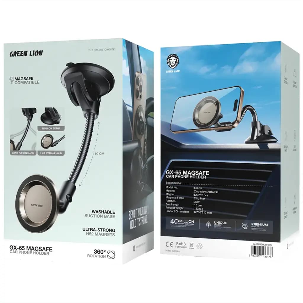 Green Lion Magnetic Car Phone Holder
