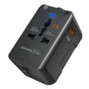 Porodo Blue Travel Universal Adapter with Surge Protector 1