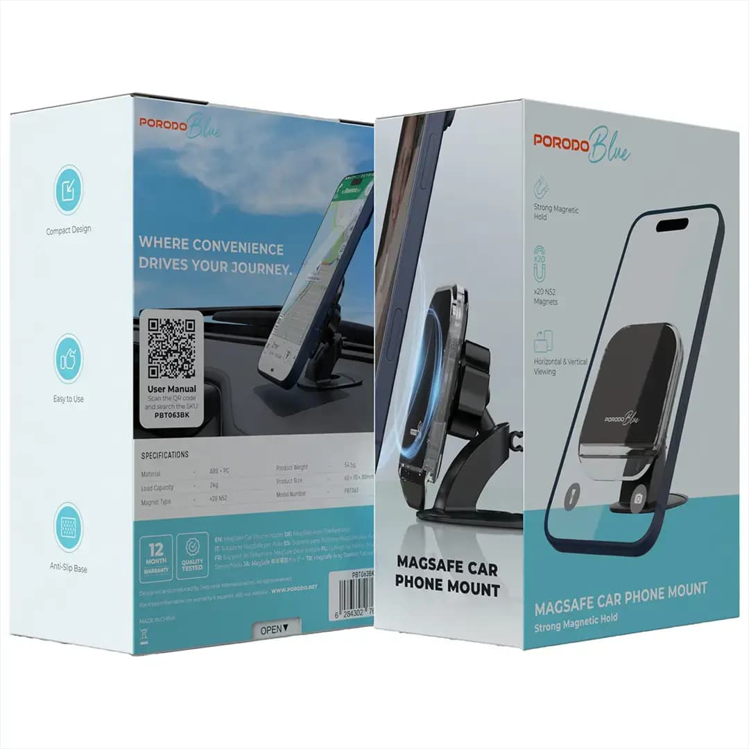 Porodo Blue Wireless Charger Stand