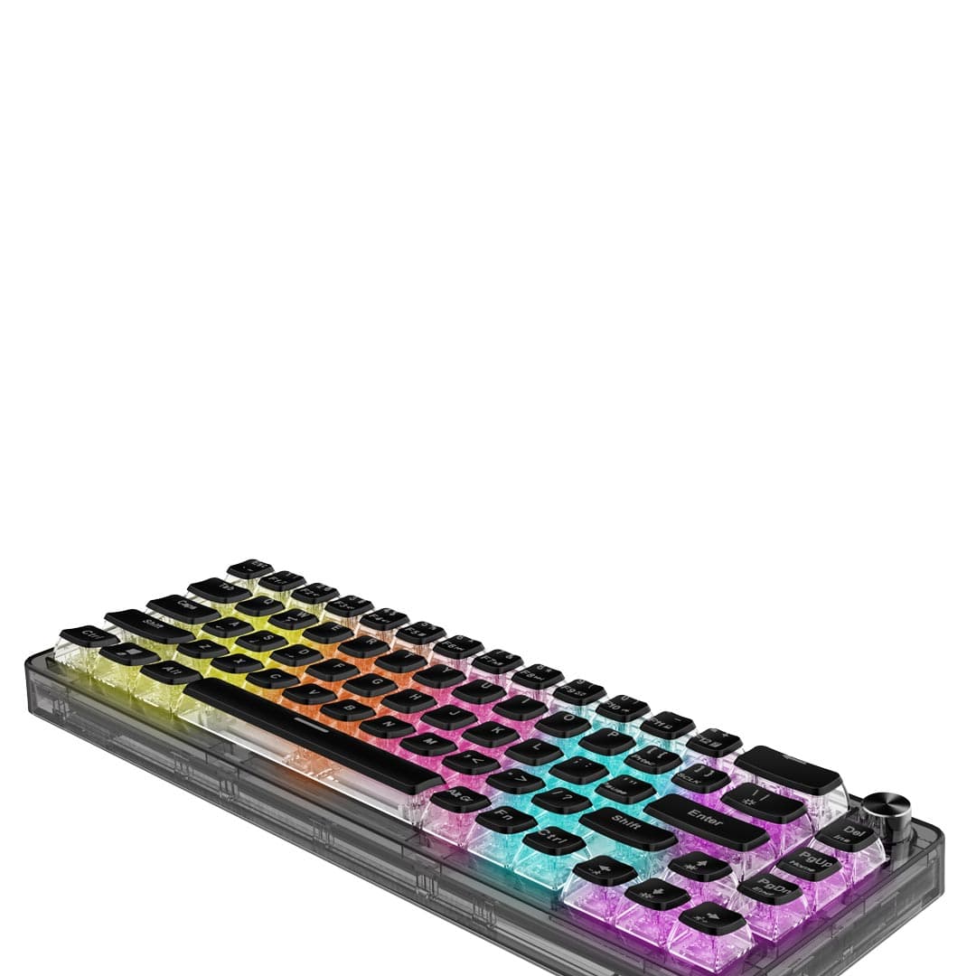 RGB Mechanical Keyboard with Transparent Case