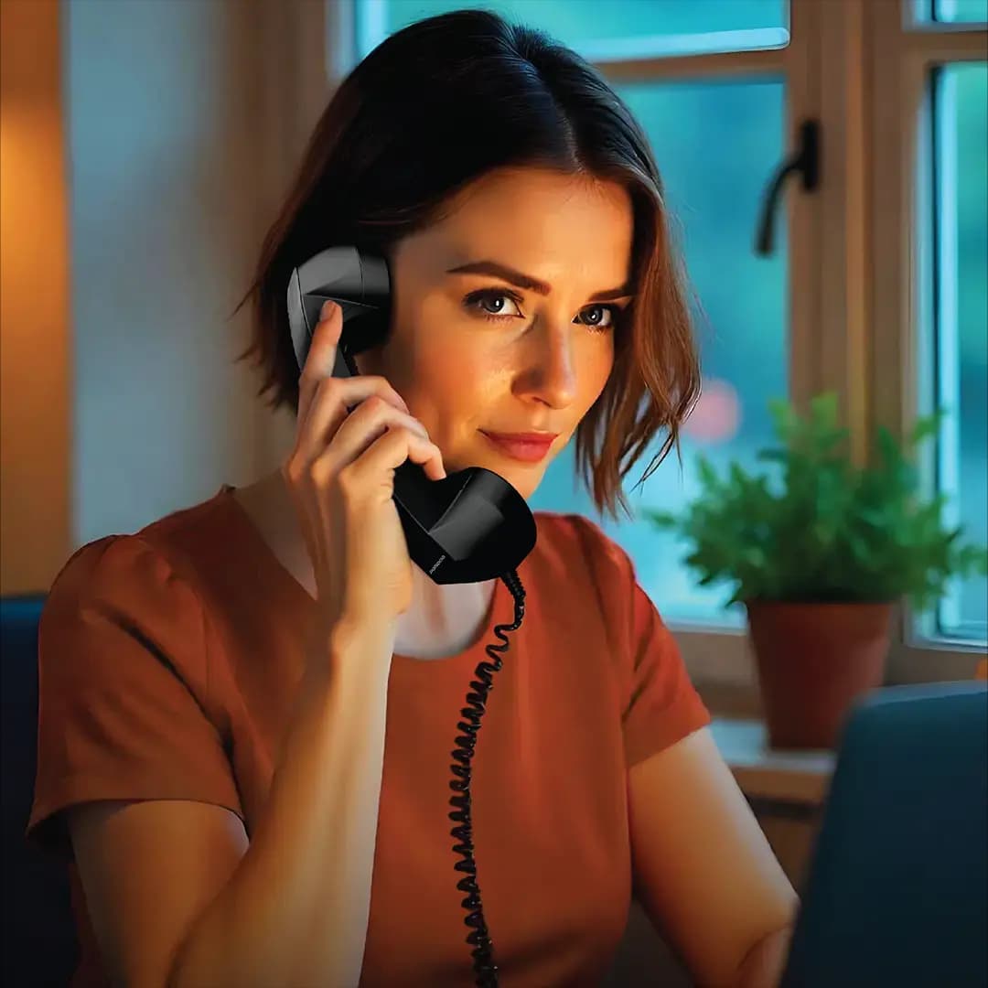 Porodo Classic Retro Phone Handset