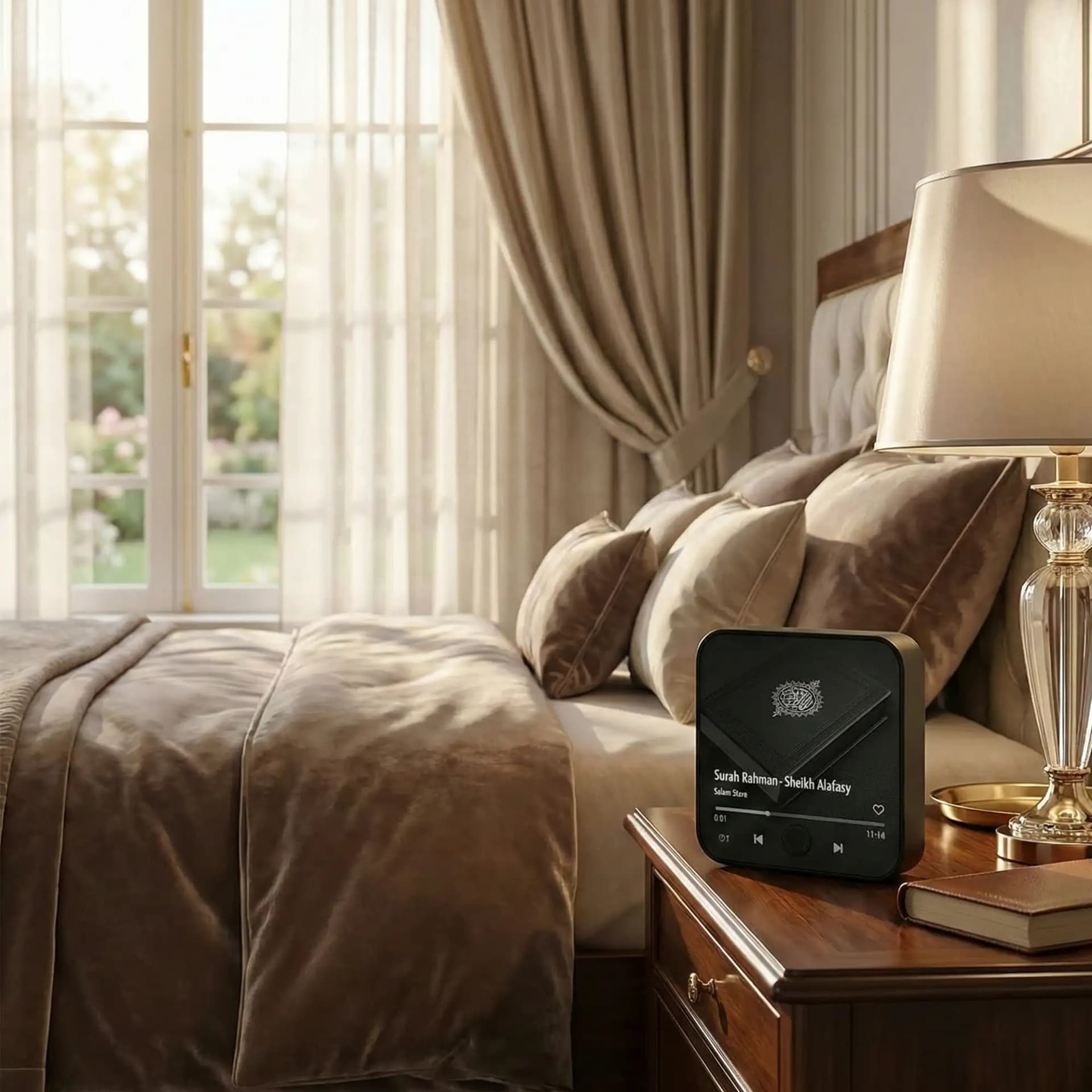 Digital Quran Audio Player with Magnetic suction