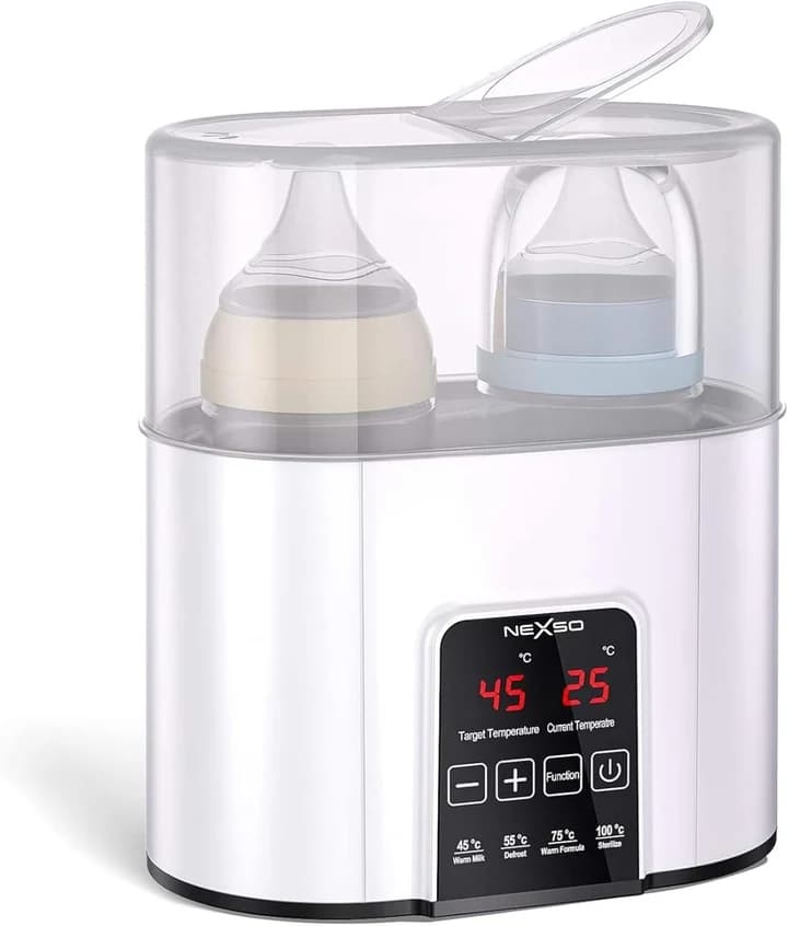 NEXSO Dual Baby Bottle Warmer and Sterilizer