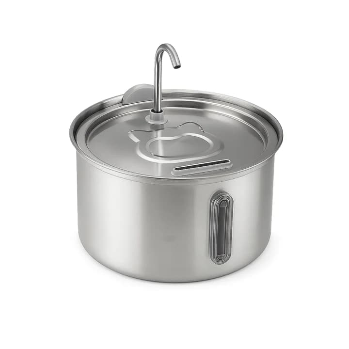 NEXSO 4L Stainless Steel Cat Water Fountain