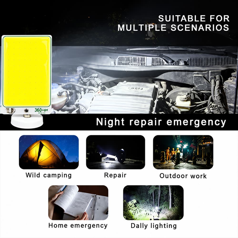 Portable LED Outdoor Camping Light Panel Kit