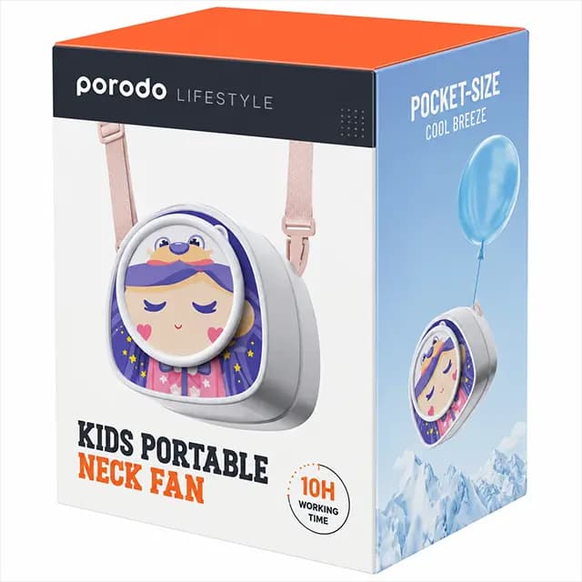 Porodo Lifestyle Kids Portable Neck Fan