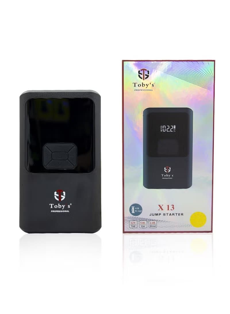 Toby's X13 10000mAh Portable Car Jump Starter with Air Inflator Pump