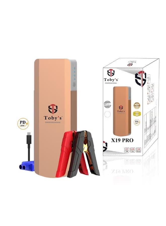 Toby's X19 PRO 16000mAh Car Jump Starter & Power Bank