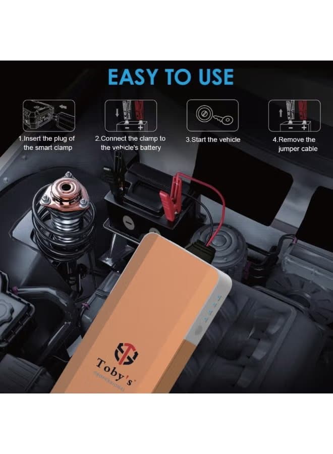 Toby's X19 PRO 16000mAh Car Jump Starter & Power Bank