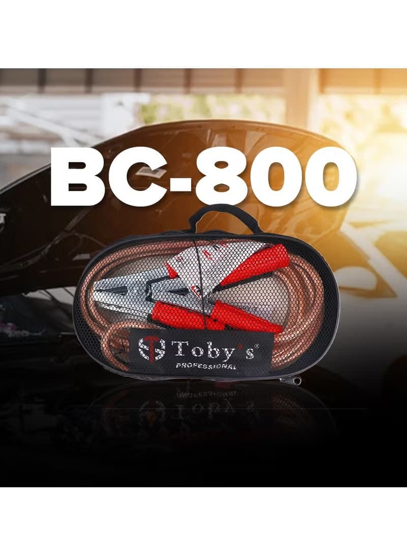 Toby's BC-800 Heavy Duty Car Booster Jumper Cable 800A (2.5m)