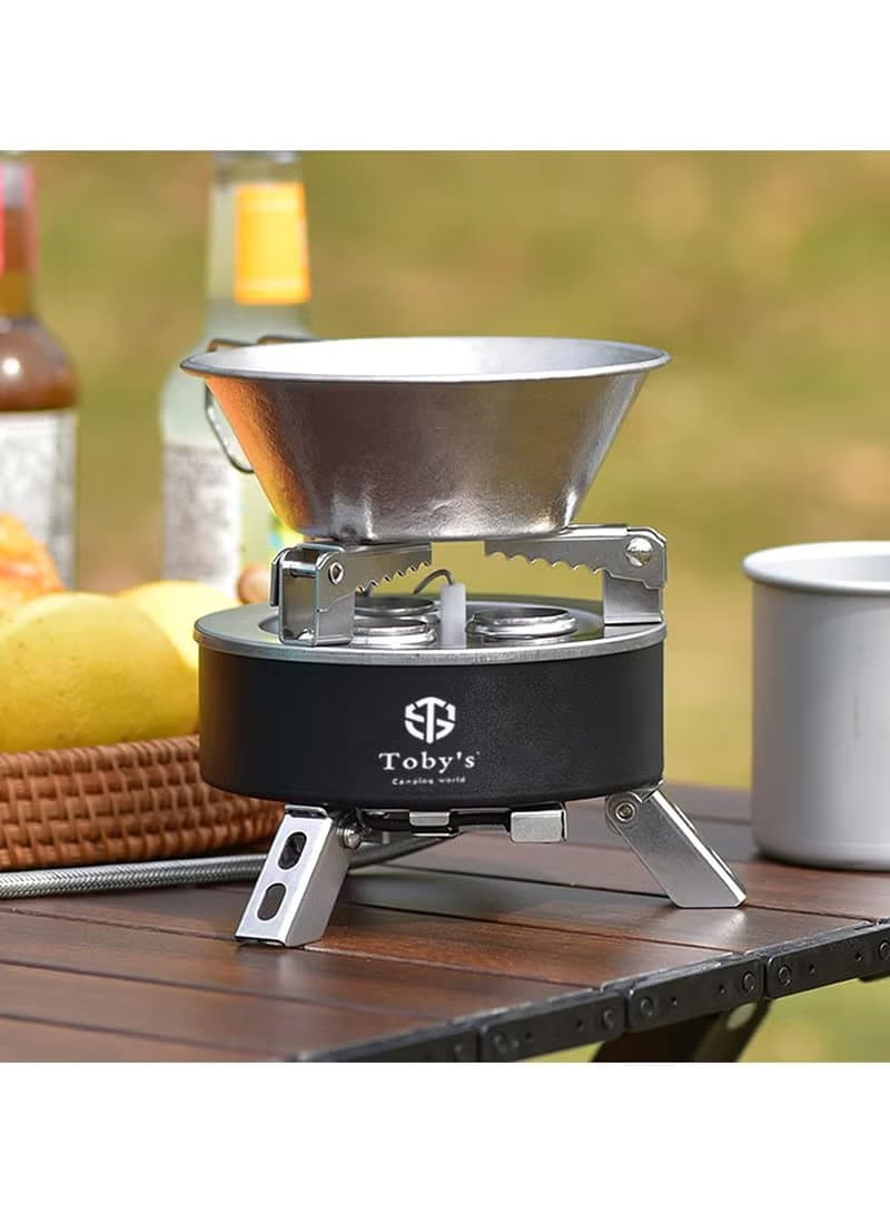 Toby's 6800W Folding 3-Burner Camping Gas Stove with Piezo Ignition