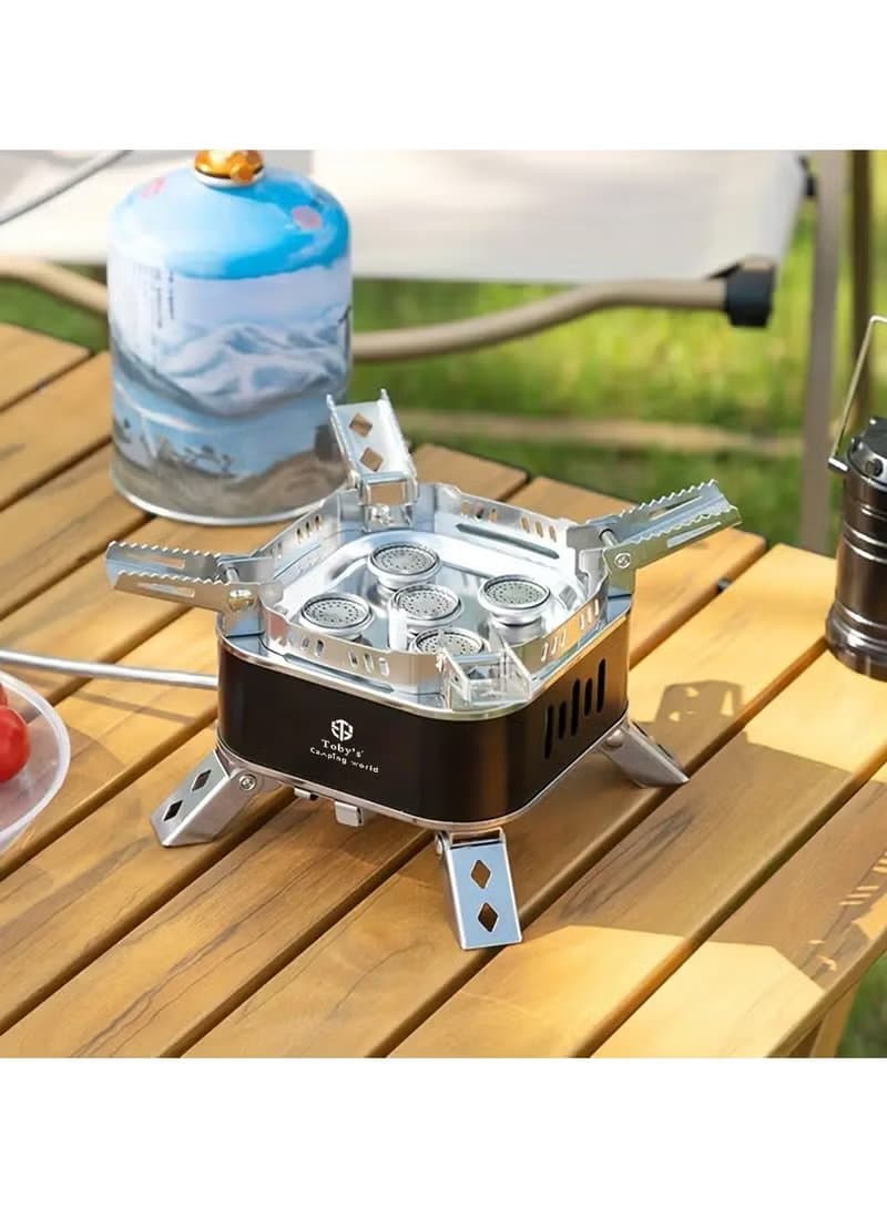 Toby's 15800W 5-Core Windproof Portable Camping Gas Stove (Stove-07)