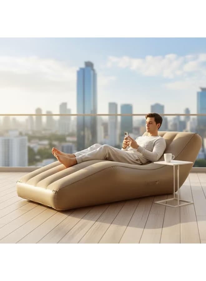 Toby's Automatic Inflatable Air Sofa 02 with Rechargeable Pump & LED Light
