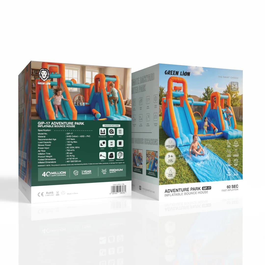 Green Lion Adventure Park GIP-17 Inflatable Bounce House