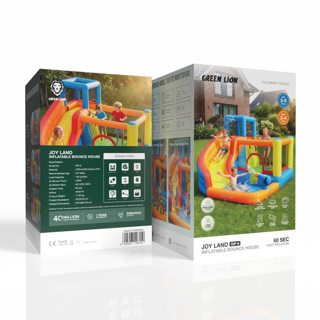 Green Lion Joy Land GIP-9 Inflatable Bounce House