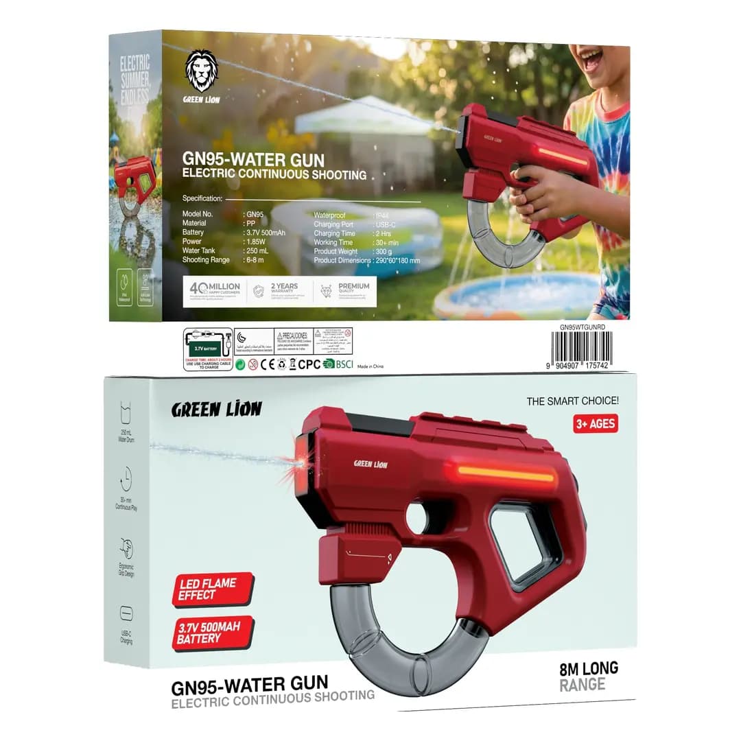 Green Lion GN95 Electric Continuous Shooting Water Gun
