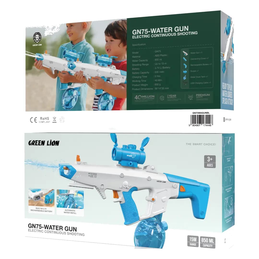 Green Lion GN75 Electric Continuous Shooting Water Gun
