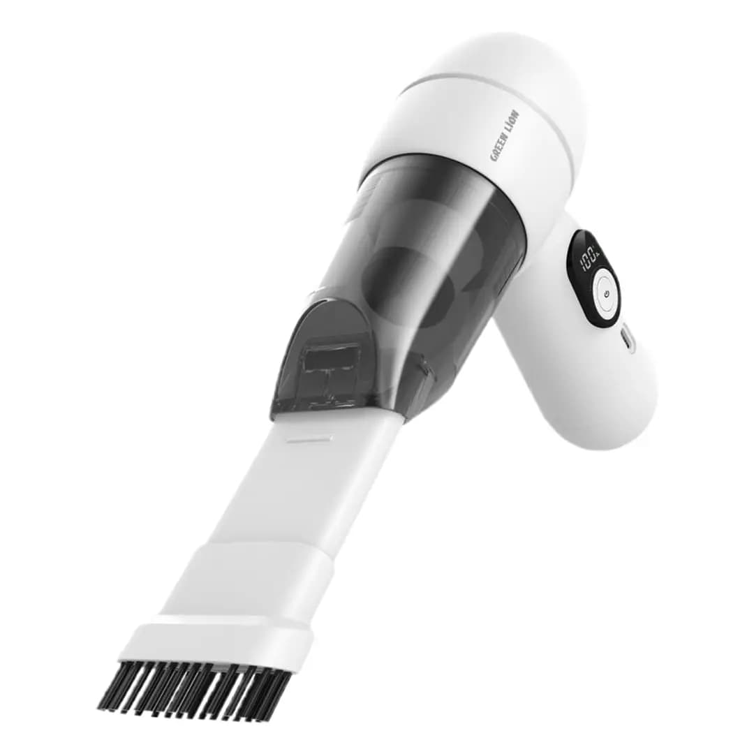 Green Lion Porta Vac 5-in-1 Handheld Mini Vacuum - White