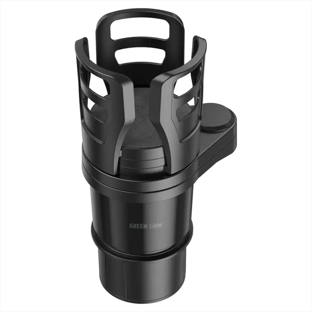 Green Lion Drive Flex 2-In-1 Car Cup Holder - Black