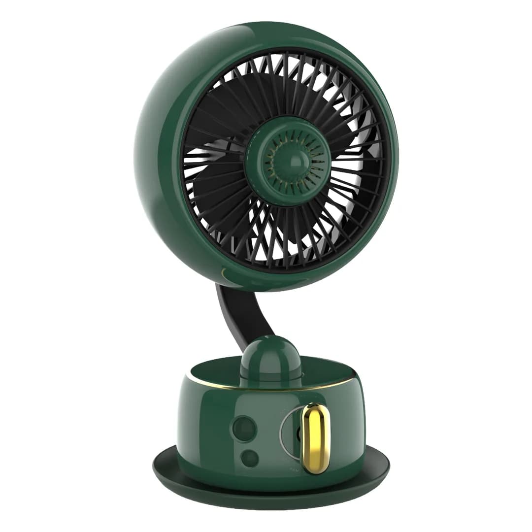 Green Lion 1950 Vintage Desktop Fan - Green