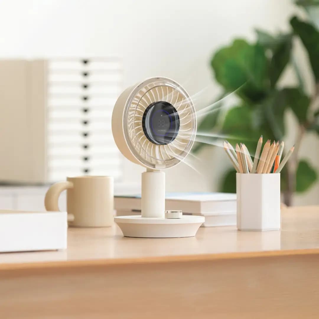 Green Lion Viora Air Desktop Fan - White