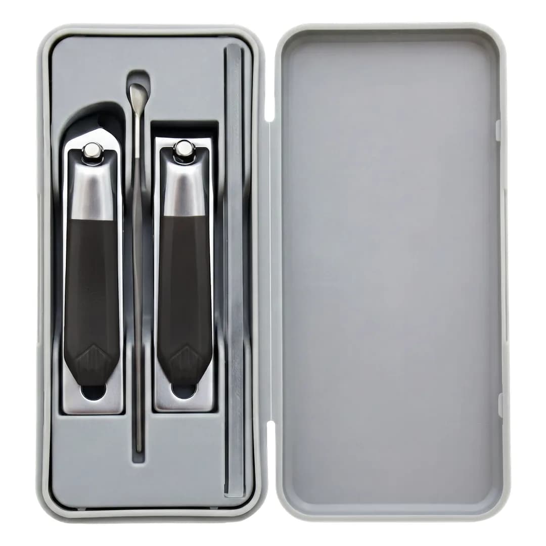 Green Lion 4 in 1 Stainless Steel Manicure Set - Grey