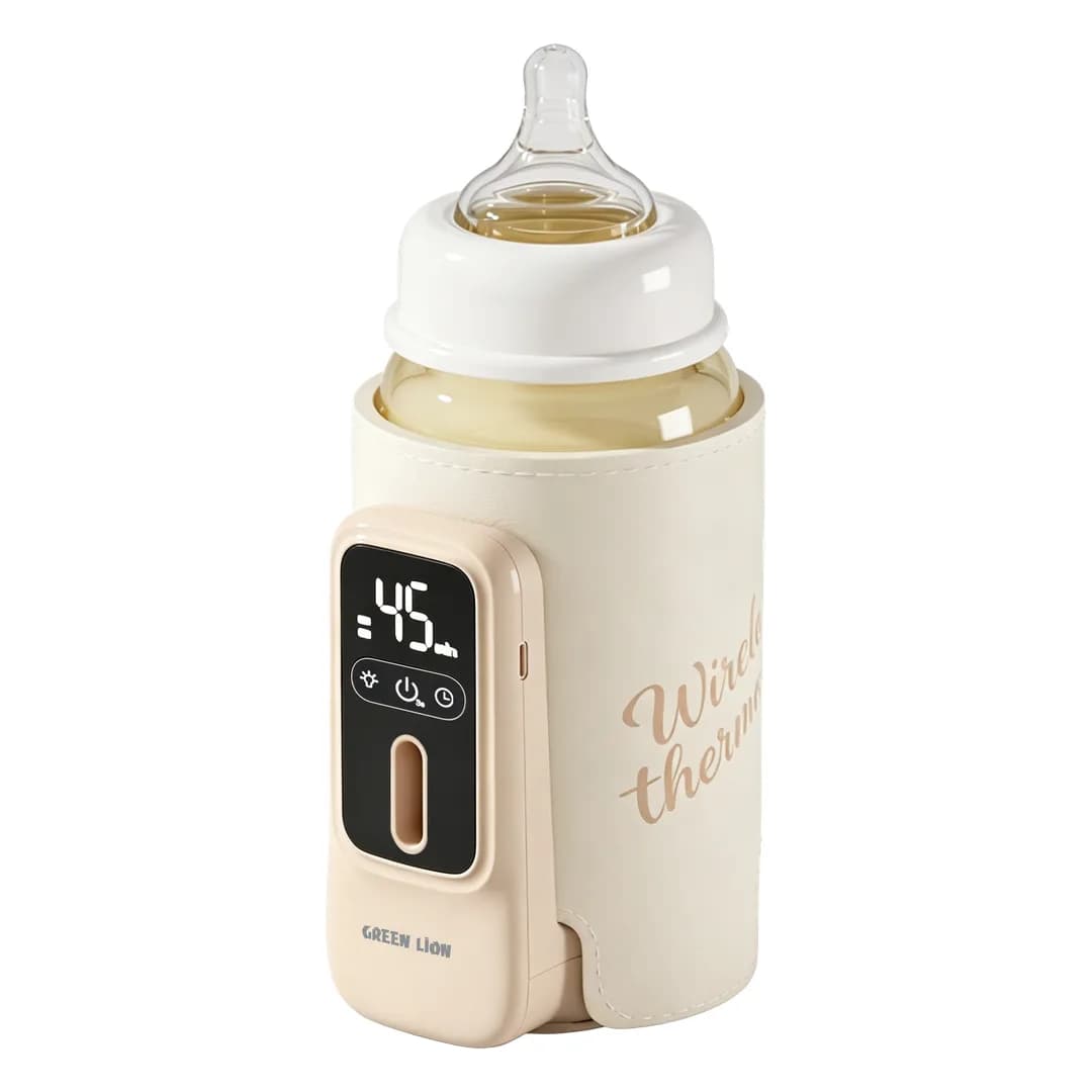Green Lion Rechargeable 6000mAh Bottle Warmer - Cream