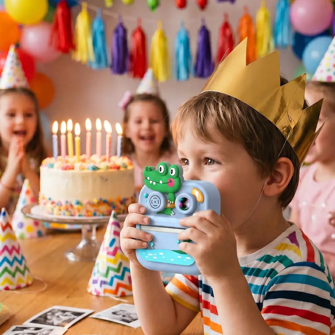 Green Lion Little Click Instant Print Camera for Kids