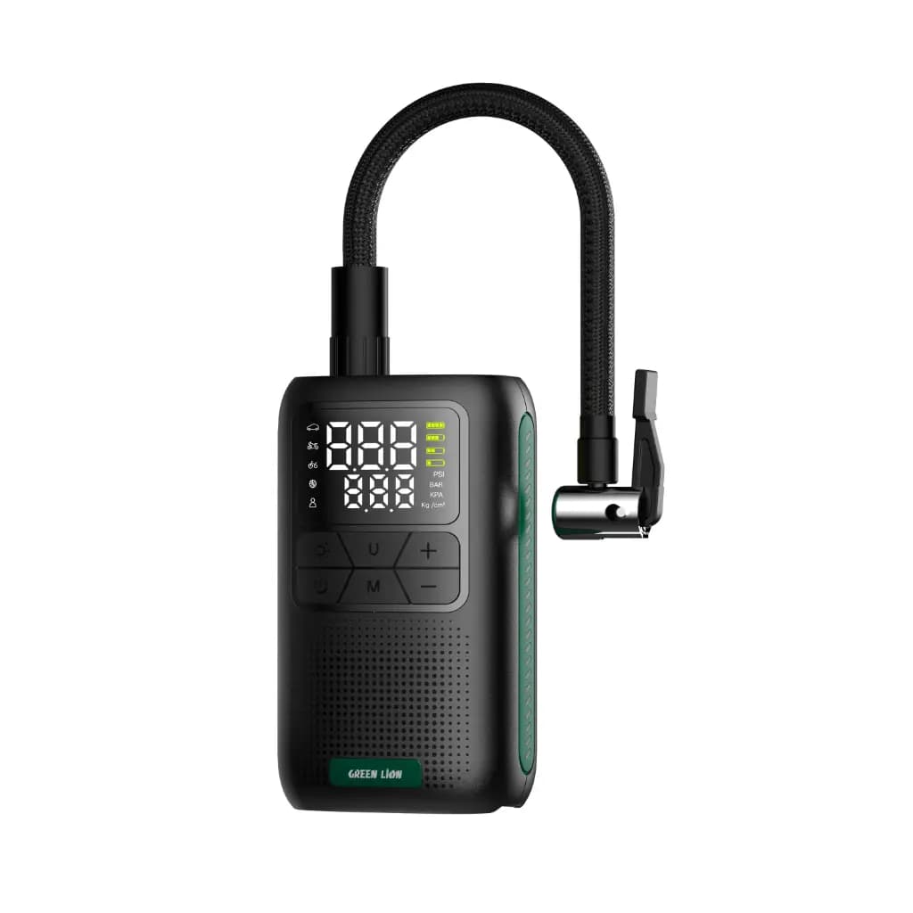 Green Lion GL-A4 Portable Tire Inflator 150 PSI - Black