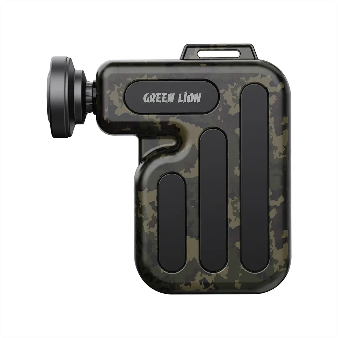 Green Lion Minion Mini Massage Gun - Army Green