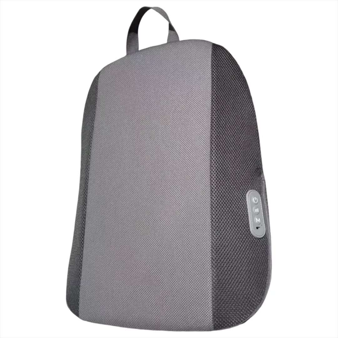 Green Lion Massage Cushion with Heating Function & Lumbar Support - Grey