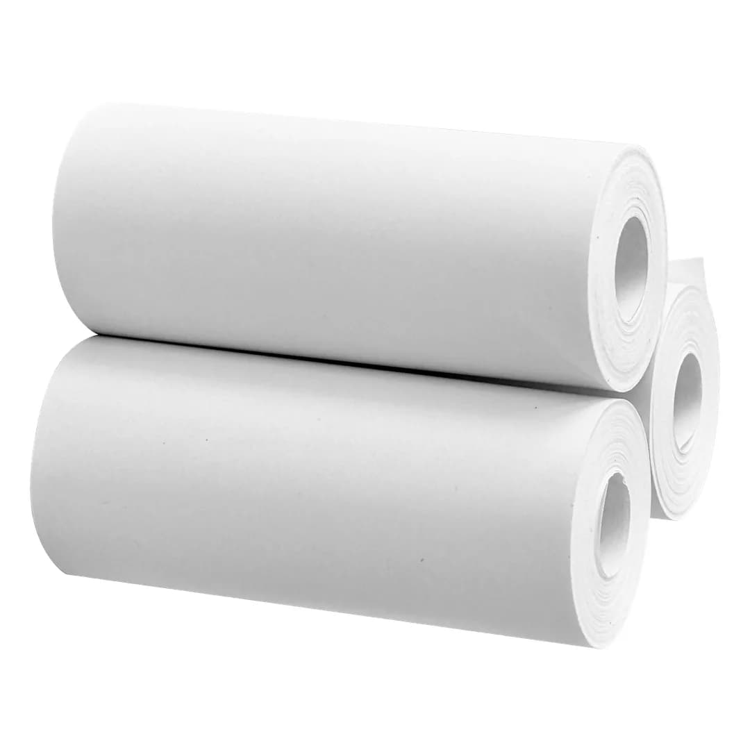 Green Lion Thermal Paper Roll for Instant Camera (3 Pack) - White