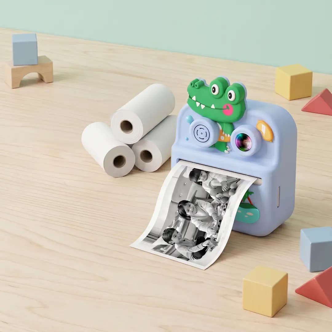 Green Lion Thermal Paper Roll for Instant Camera (3 Pack) - White