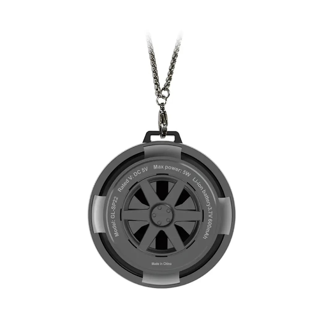 Green Lion Spin Beat Fidget Spinner Wireless Speaker - Gray