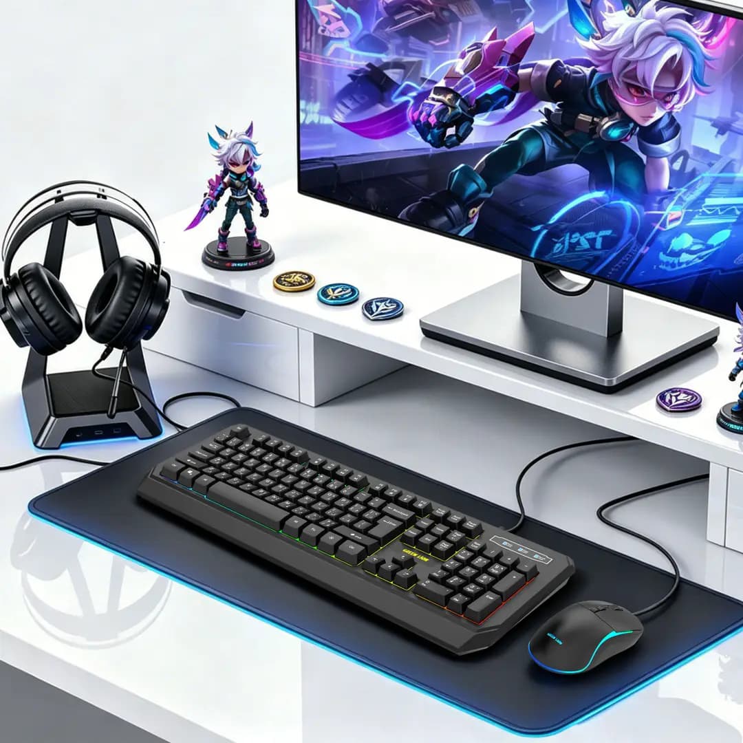 Green Lion GKM-65 Gaming Mouse & Keyboard Combo