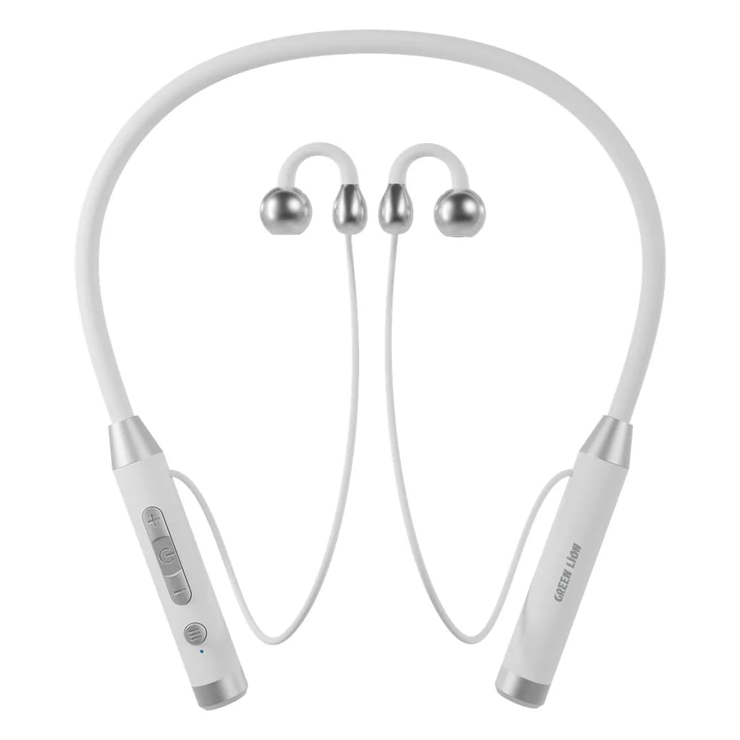 Green Lion Clip Fit OWS Neckband Earphones with Built-In Flashlight