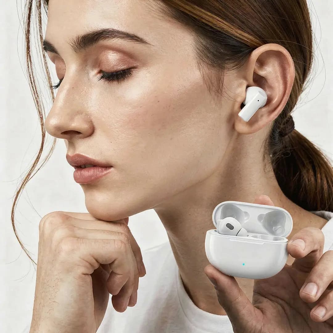 Green Lion Bellagio True Wireless Earbuds - White