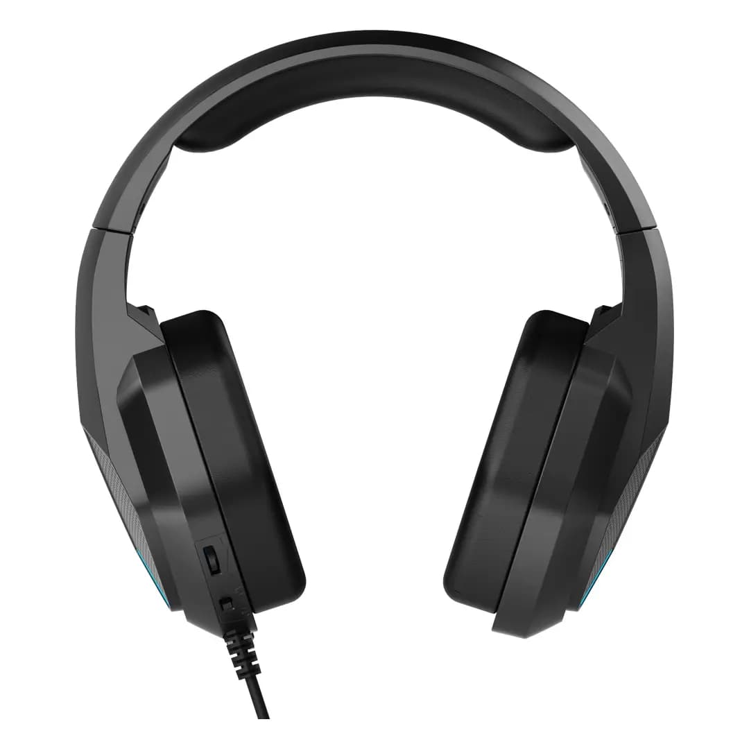 Green Lion Commander Wired Gaming Headphones - Black