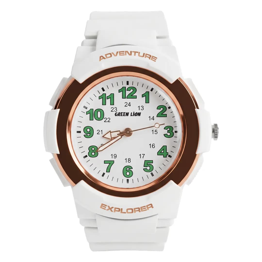 Green Lion Explorer Kids Analog Watch
