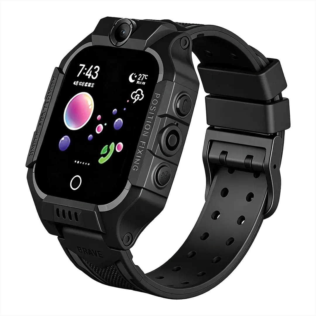 Green Lion Kids Smart Watch Series 5 - Black