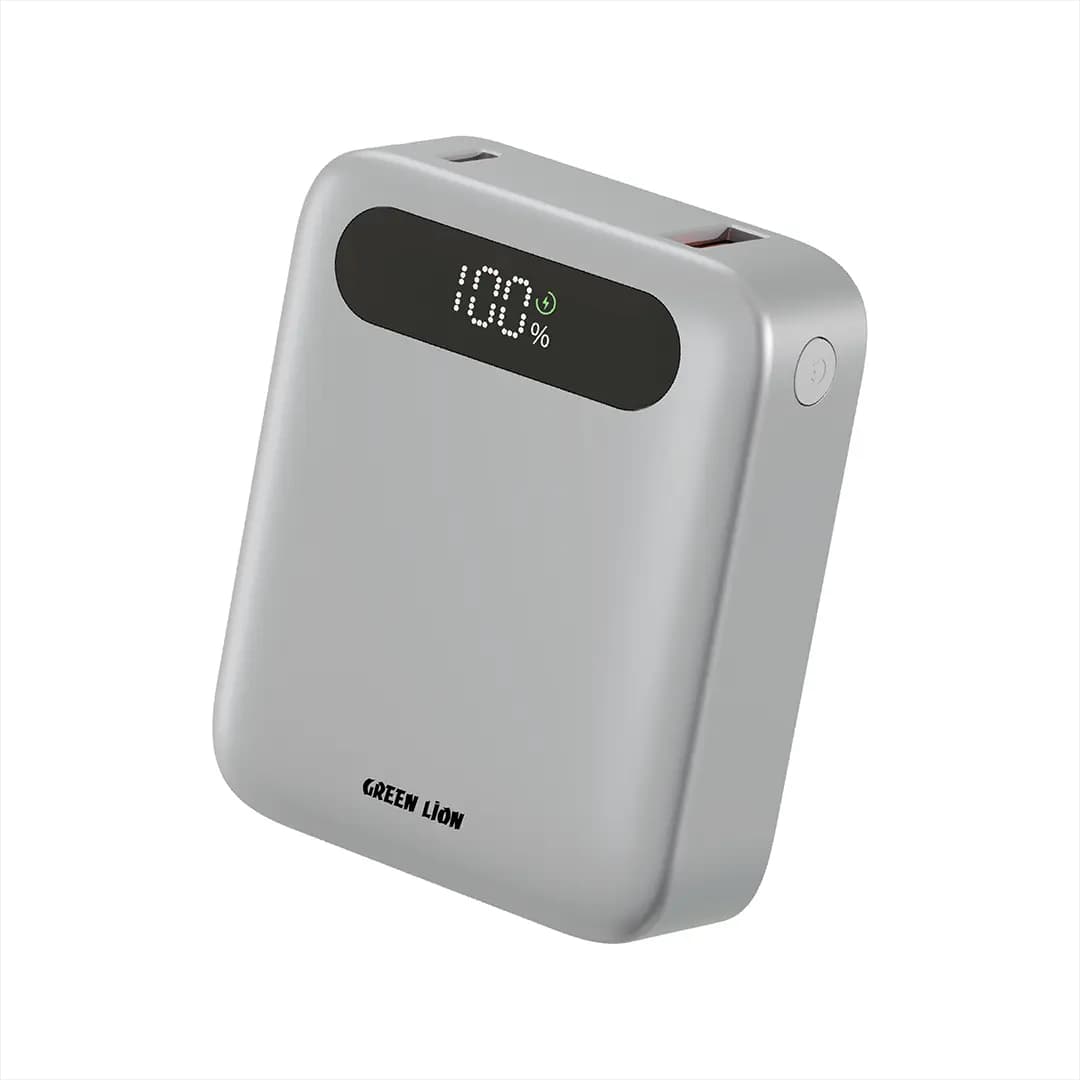 Green Lion Zuno 10000mAh Compact Power Bank with Digital Display