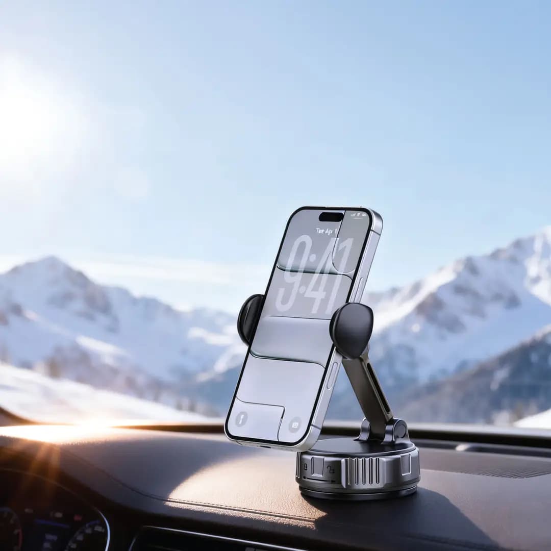 Green Lion GX-11 Suction Phone Mount - Black