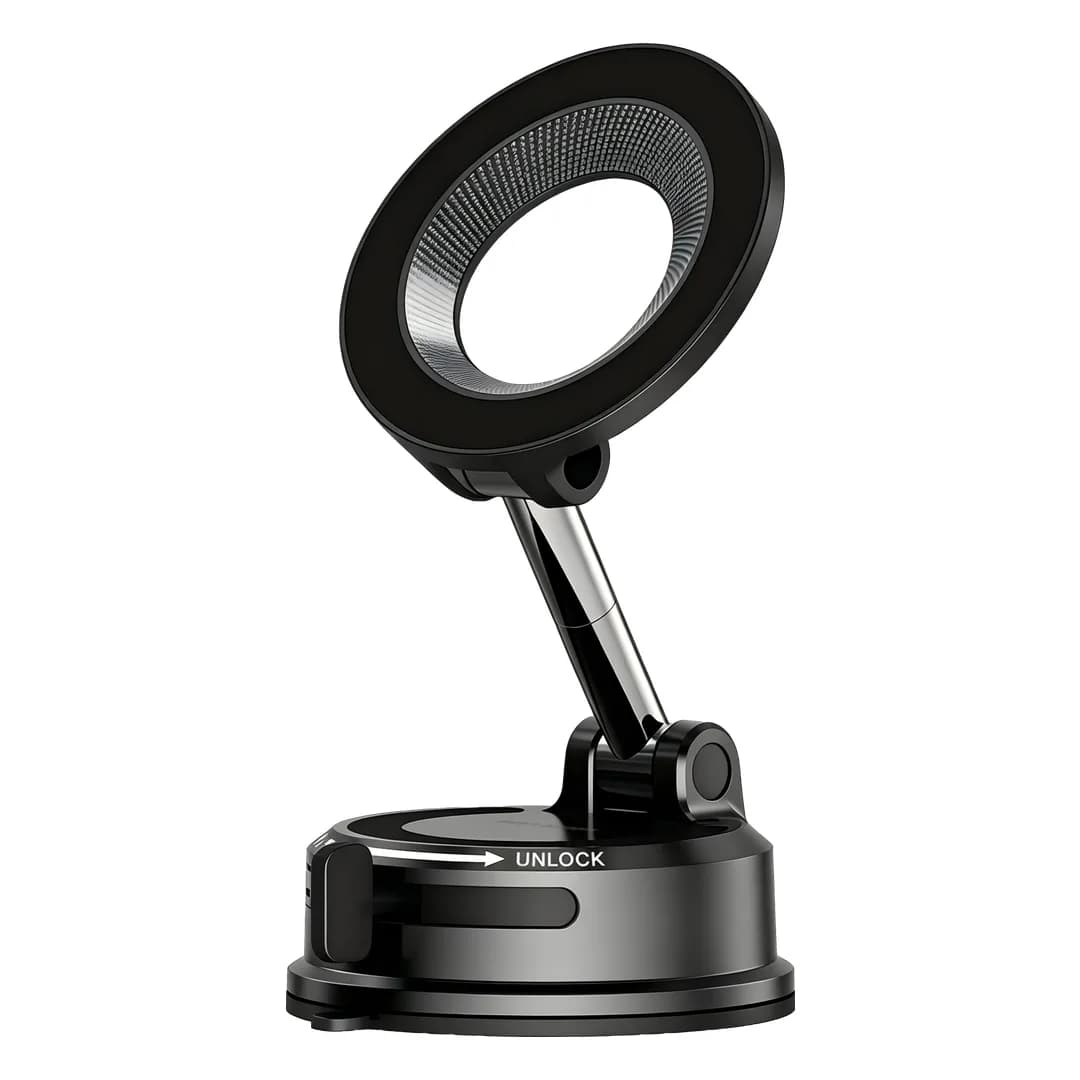 Green Lion GX-90 MagSafe Suction Car Phone Holder - Black