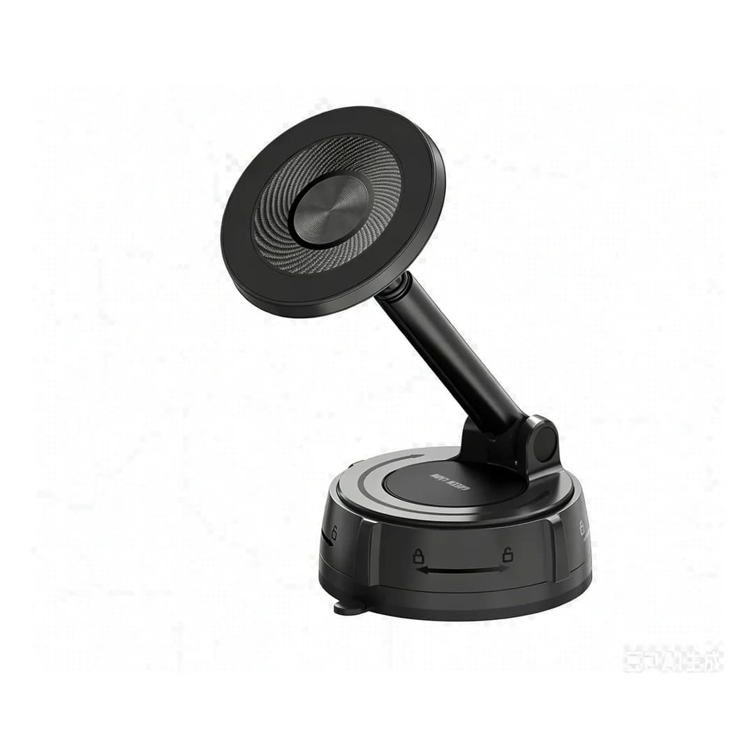 Green Lion GX-92 MagSafe Suction Car Phone Holder - Black