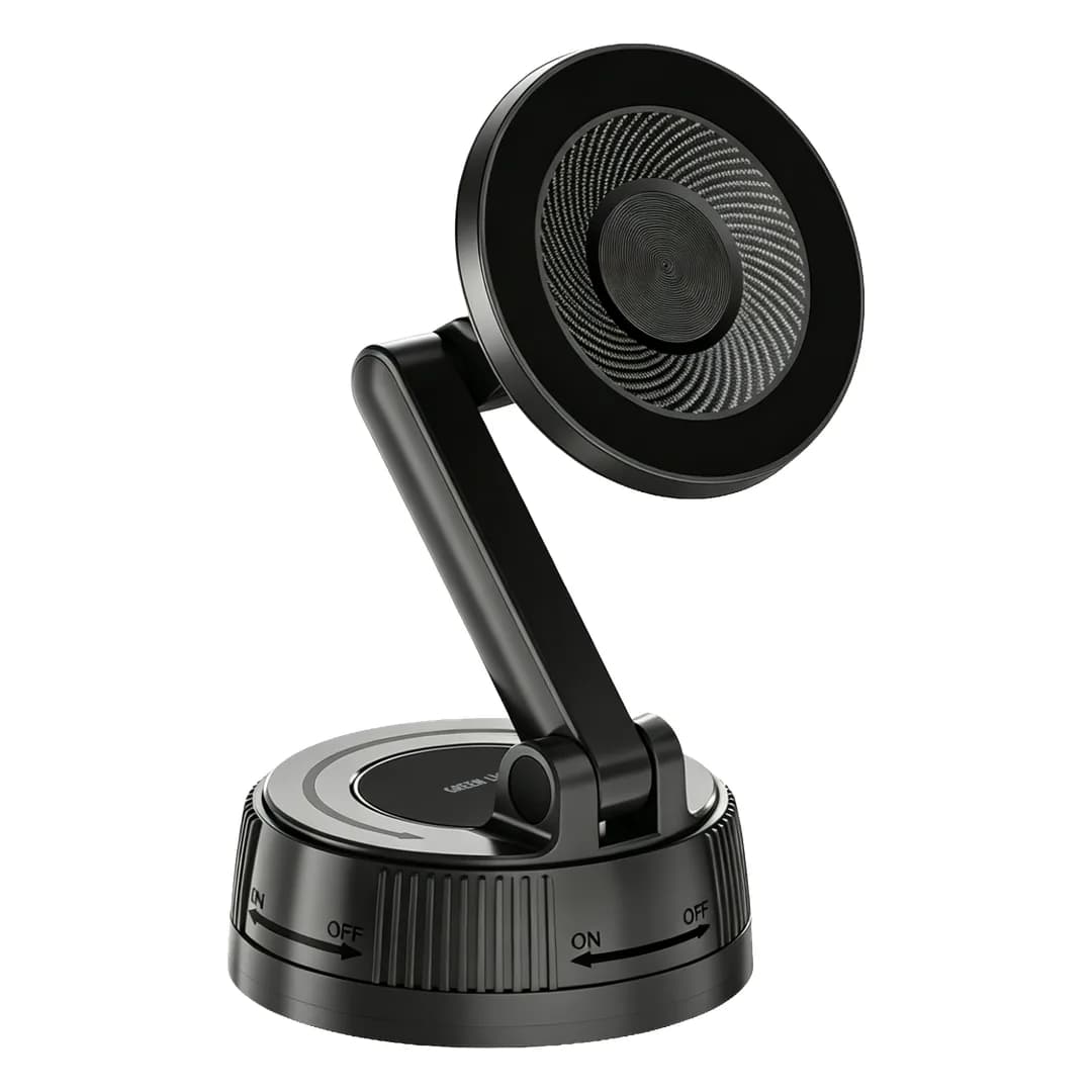 Green Lion GX-94 MagSafe Suction Car Phone Holder - Black