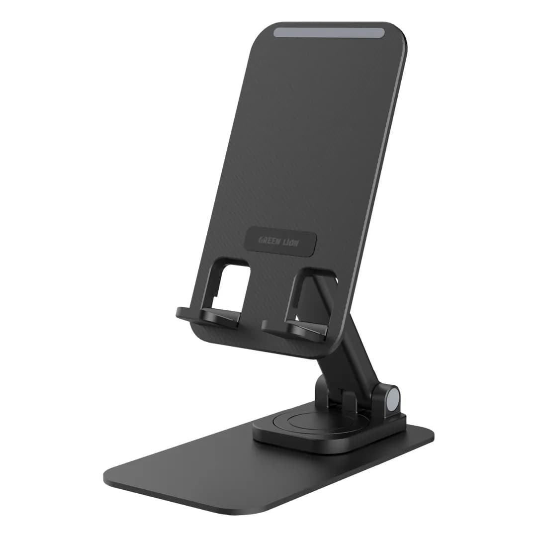 Green Lion Desk Stand Phone & Tablet Holder - Black