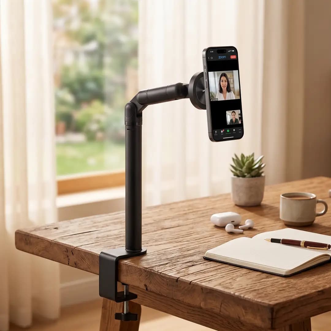 Green Lion MagSafe 360° Desk Phone Holder - Black