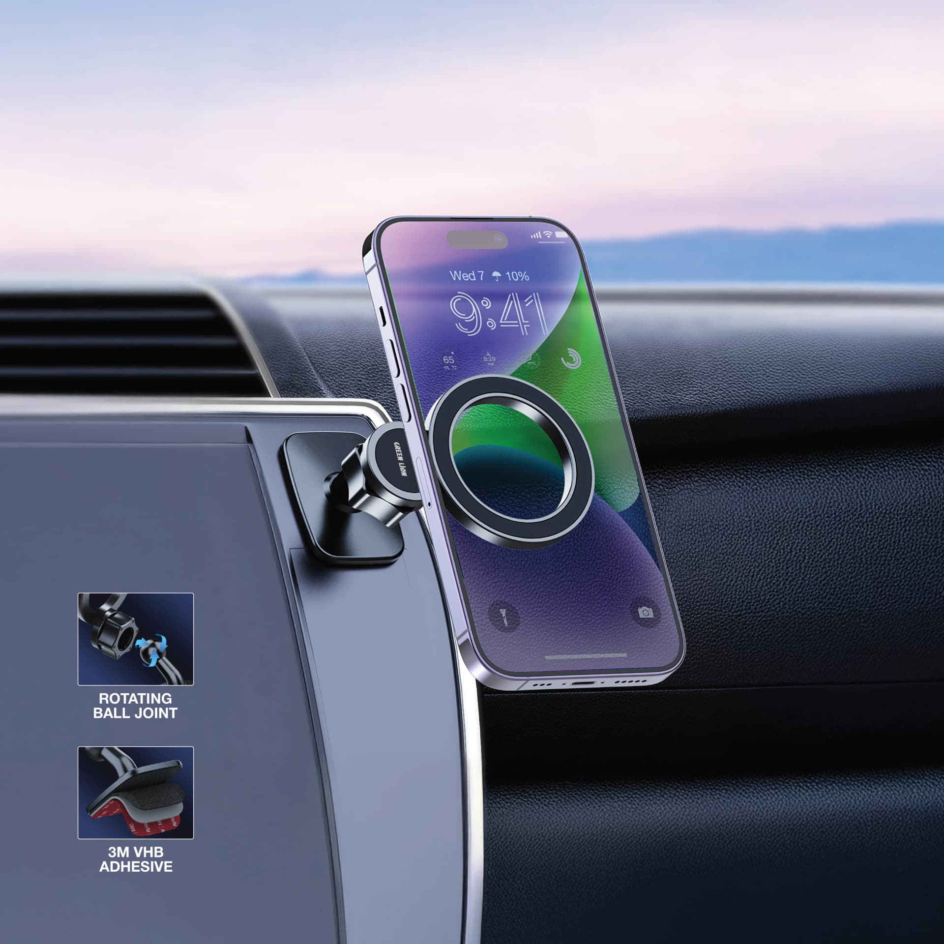 Green Lion GX-77 MagSafe Car Phone Holder