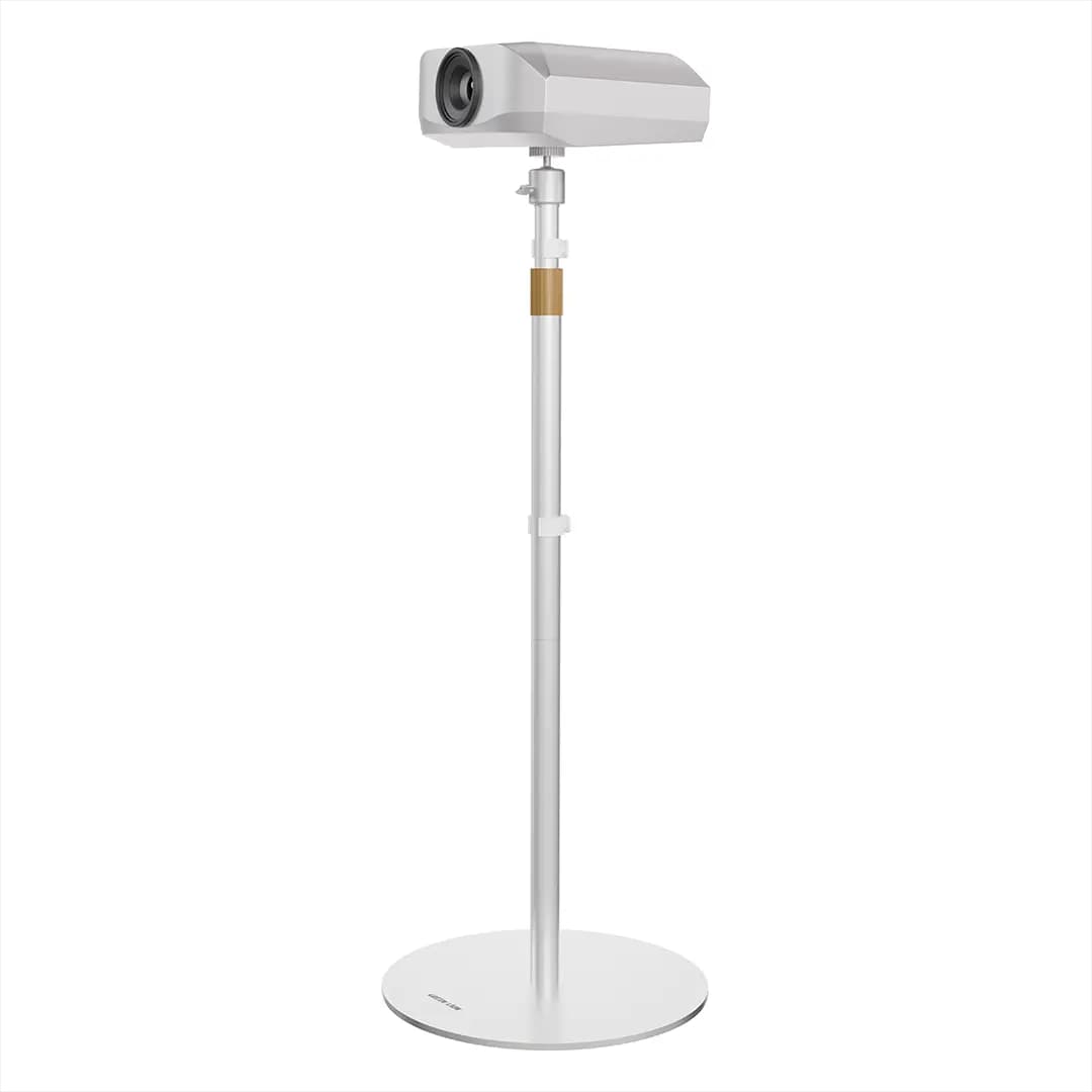 Green Lion Projector Mount Stand with Metal Base - White
