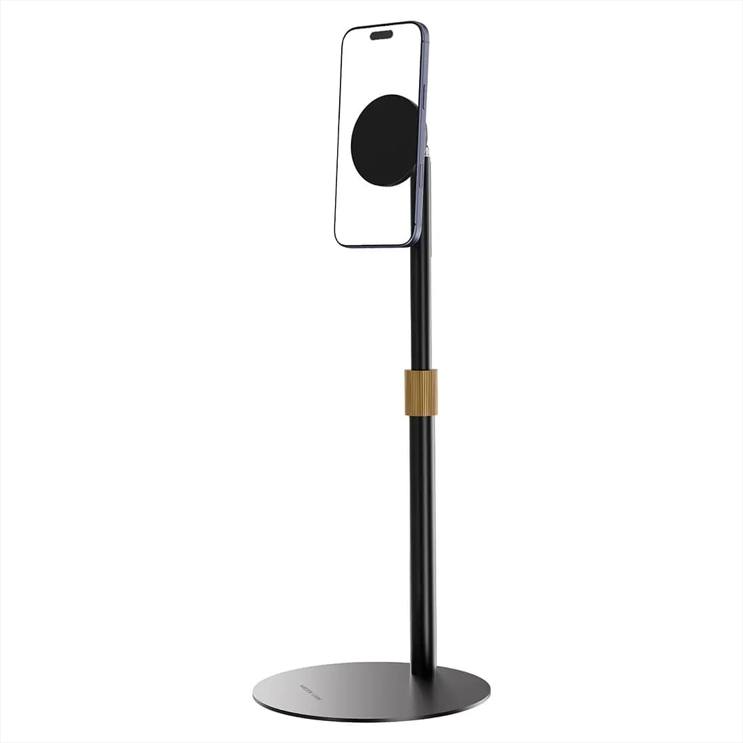 Green Lion Flex Stand Desktop Phone Holder - Black
